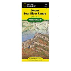 National Geographic 713 Logan, Bear River Range Map